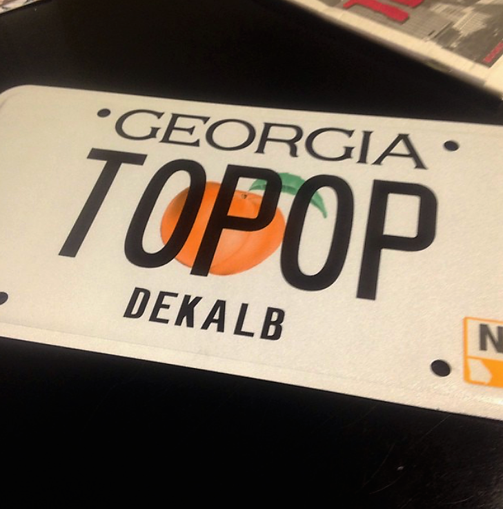 topop-license-plate